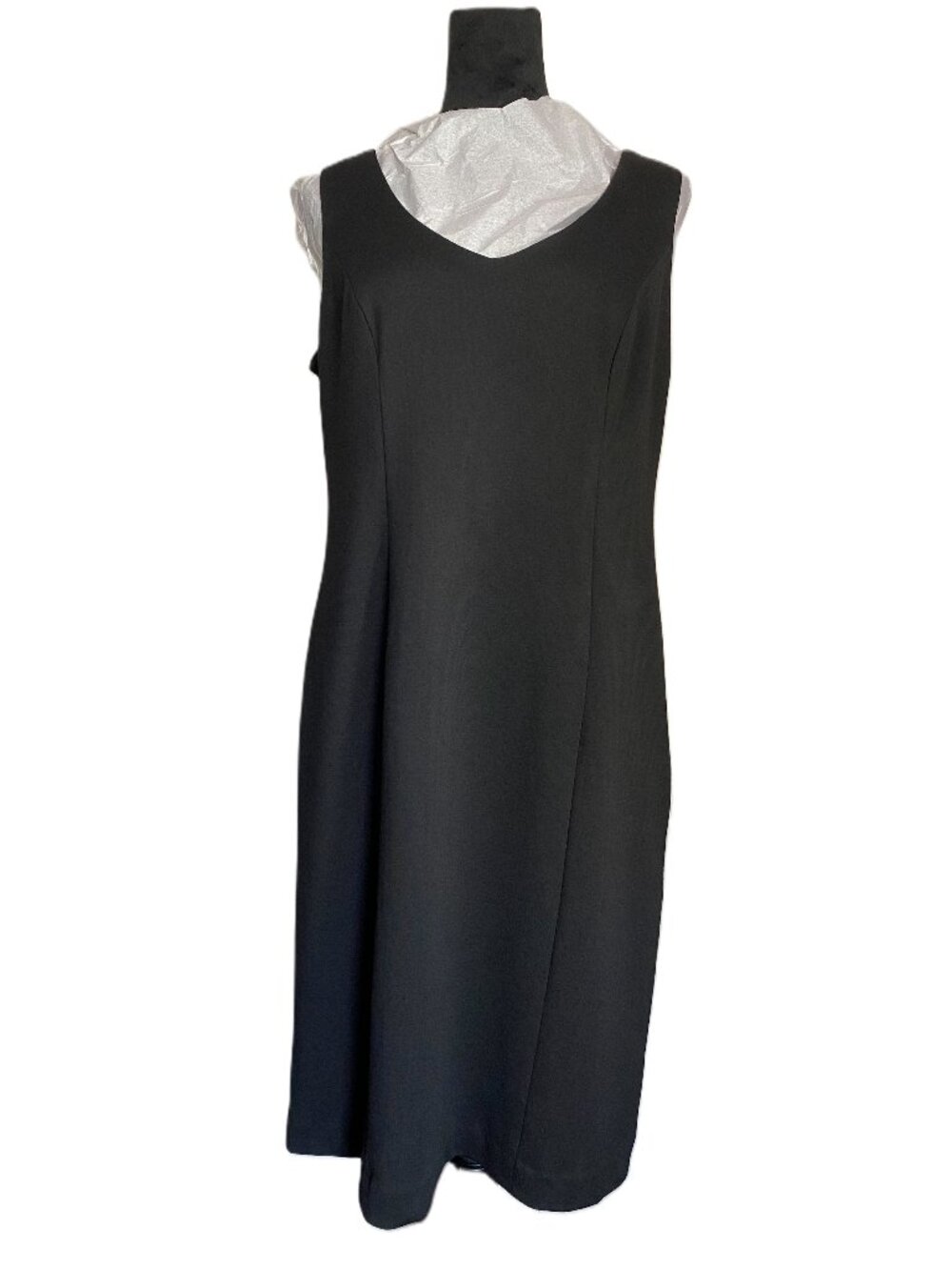 George SZ 12 Black V-neck Dress